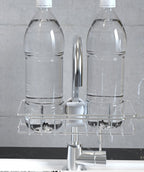 Nerezový úložný stojan na drez