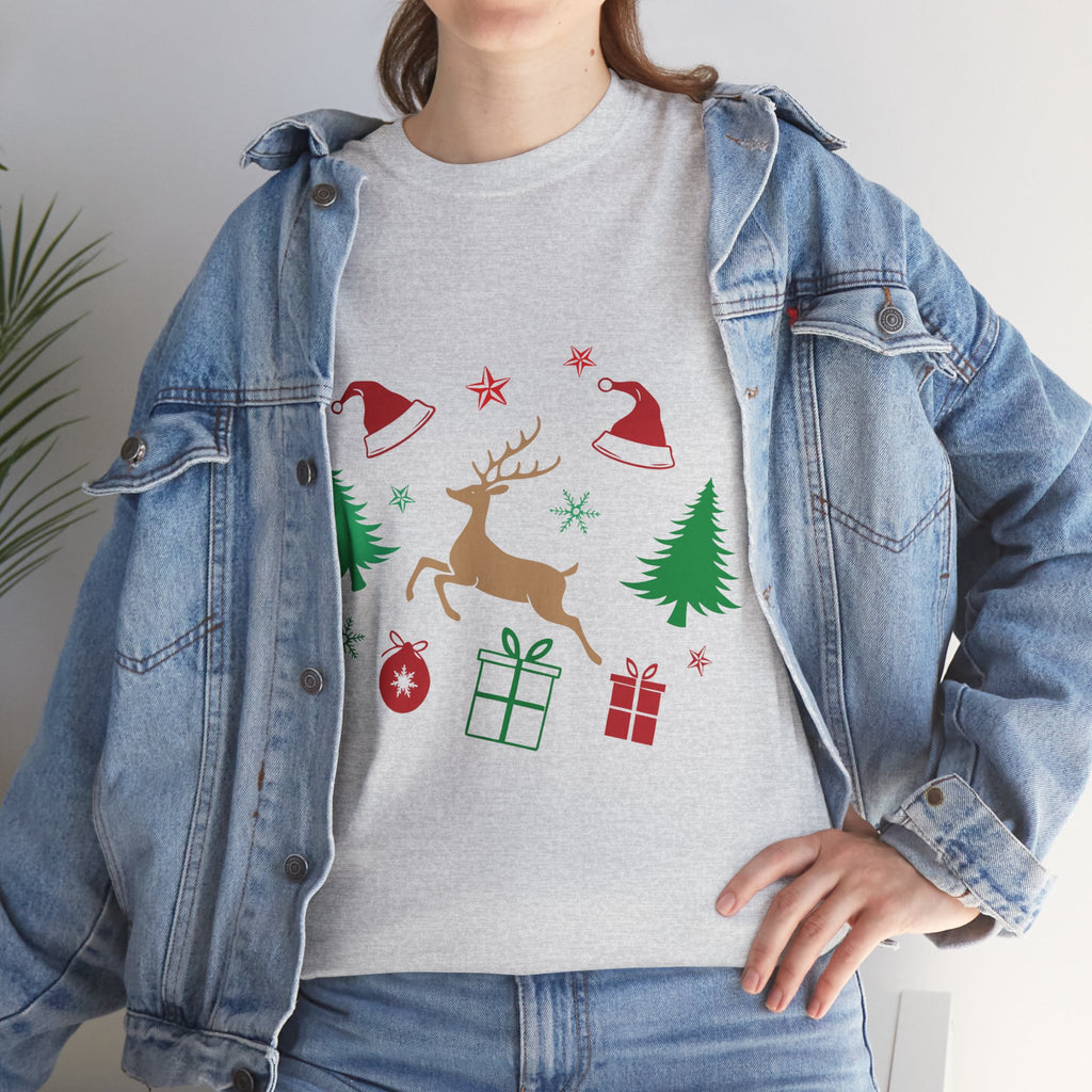 Vianočné tričko so sobmi 