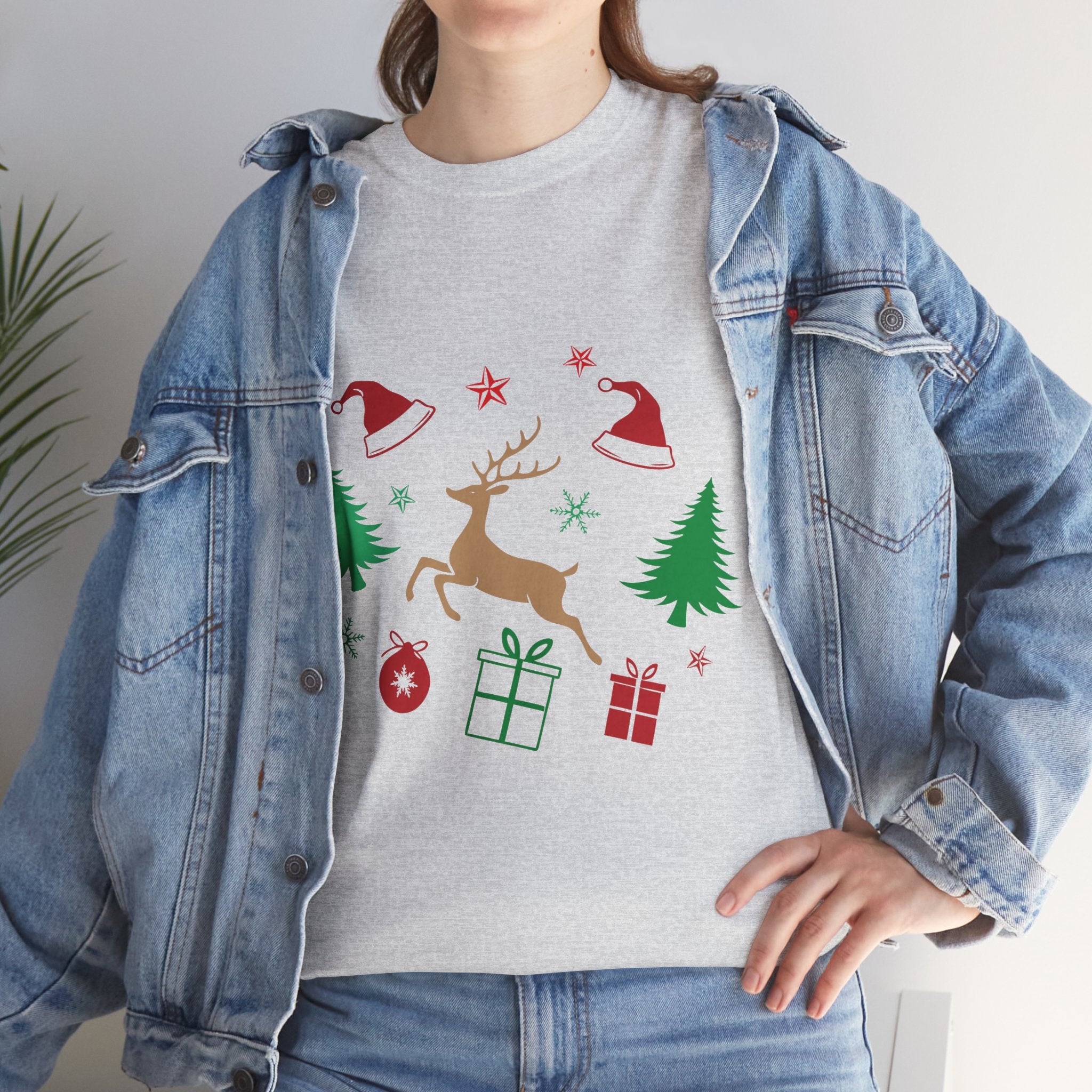 Vianočné tričko so sobmi 