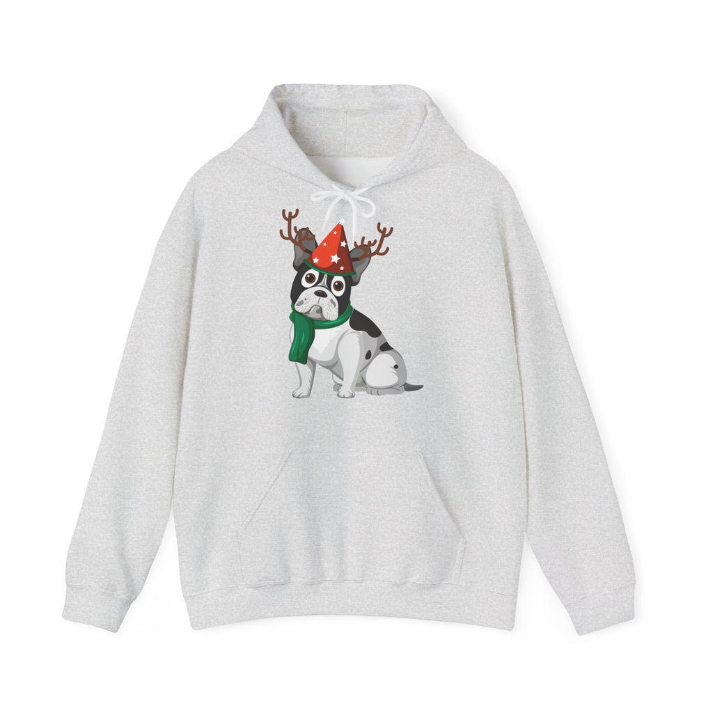 Vianočná mikina s francúzskym buldočkom 