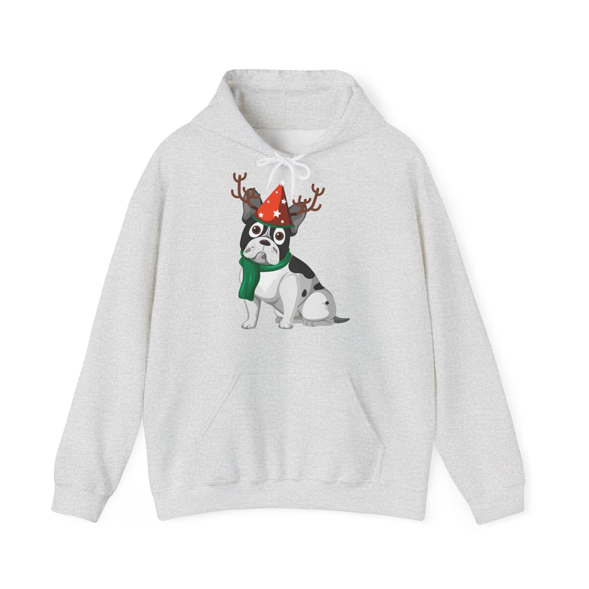 Vianočná mikina s francúzskym buldočkom 