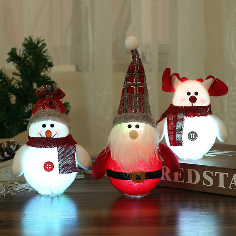 Santa Claus, Snowman Ornaments