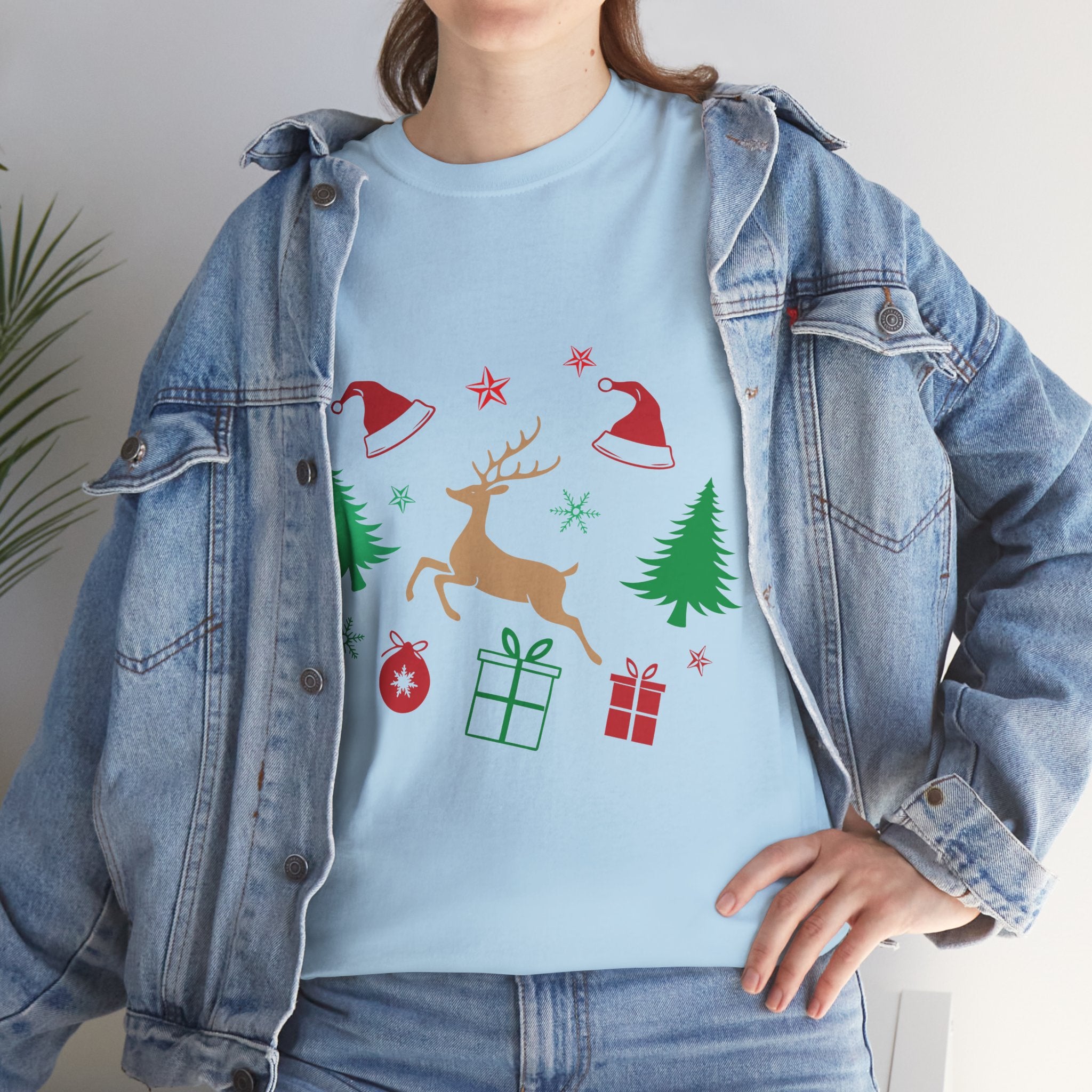 Vianočné tričko so sobmi 