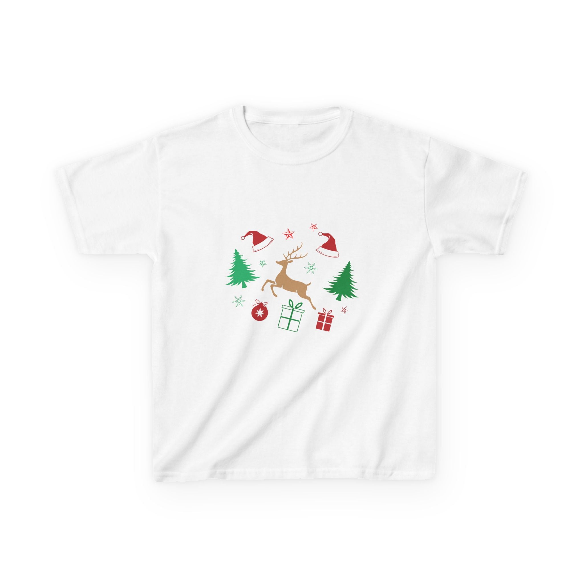 Detské vianočné tričko so sobmi 