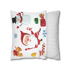 Vianočná obliečka na vankúš s vianočnými vzormi