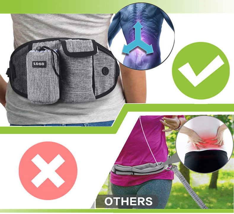 Taška na vodítko pre výcvik psov s voľnými rukami