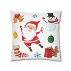 Vianočná obliečka na vankúš s vianočnými vzormi