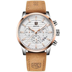 Vysokokvalitné kožené hodinky pre mužov