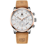 Vysokokvalitné kožené hodinky pre mužov