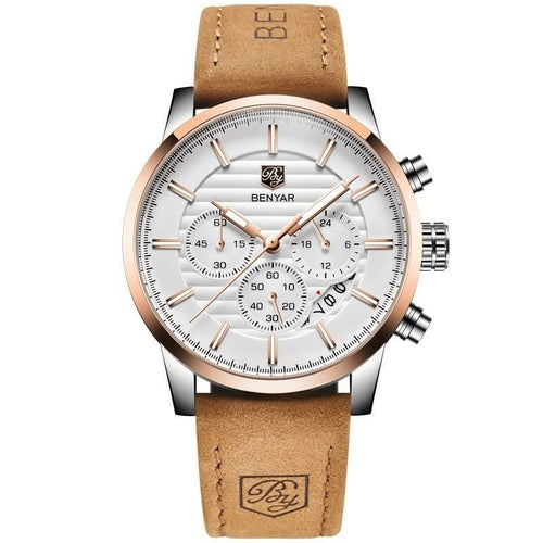 Vysokokvalitné kožené hodinky pre mužov