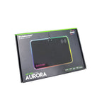 Bezdrôtová nabíjacia podložka pod myš s luminiscenciou