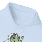 Detská mikina s ilustrovaným dinosaurom 