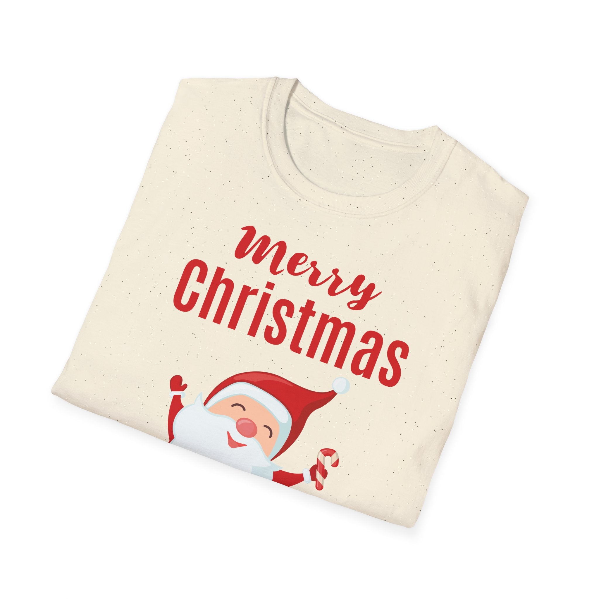 Unisexové tričko Softstyle s motívom Veselého Vianoca