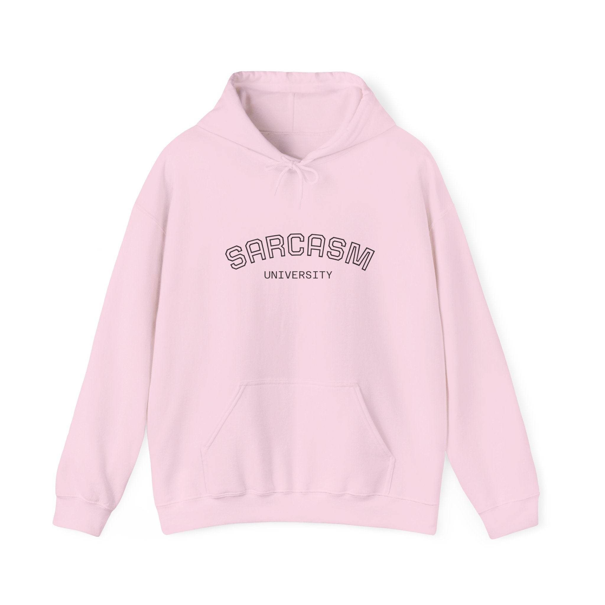 Unisex mikina s kapucňou Sarcasm University