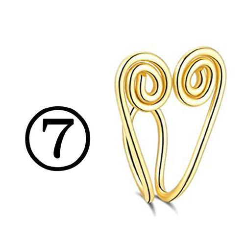 Falošný piercieng na nos z nehrdzavejúcej ocele