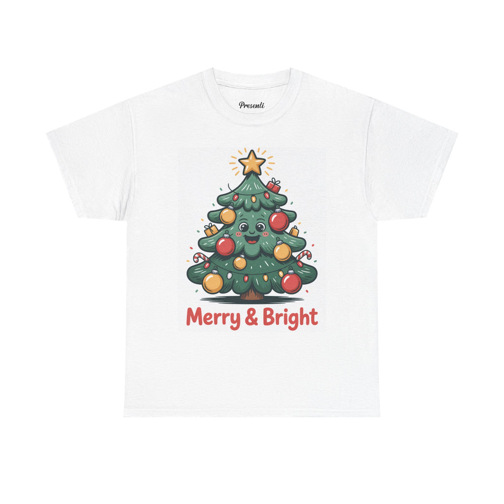 Veselé a žiarivé vianočné tričko 