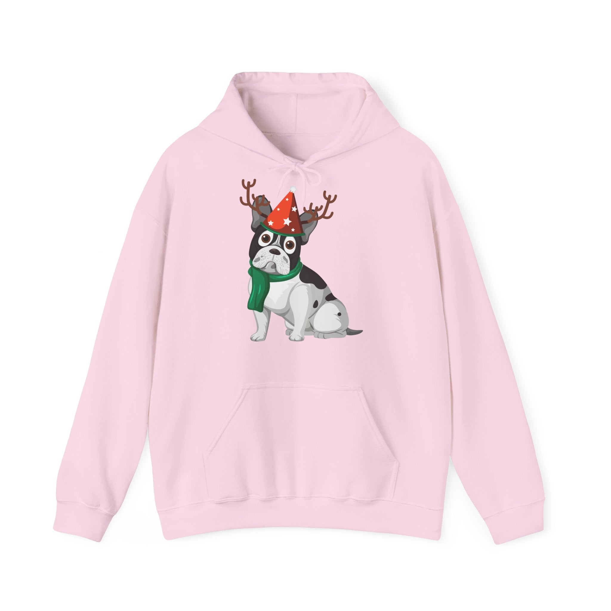 Vianočná mikina s francúzskym buldočkom 