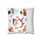 Vianočná obliečka na vankúš s vianočnými vzormi