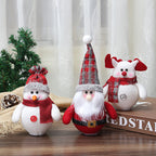 Santa Claus, Snowman Ornaments