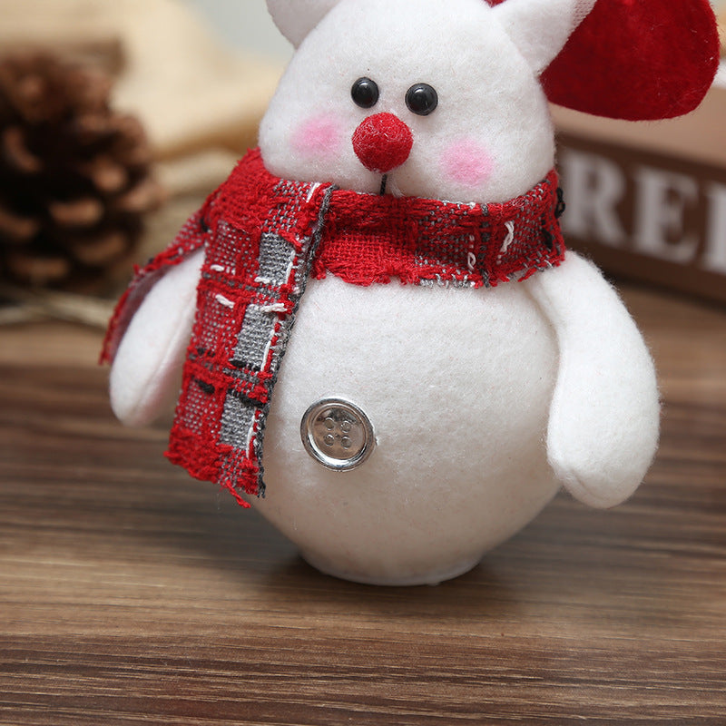 Santa Claus, Snowman Ornaments