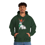 Vianočná mikina s francúzskym buldočkom 