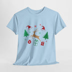 Vianočné tričko so sobmi 