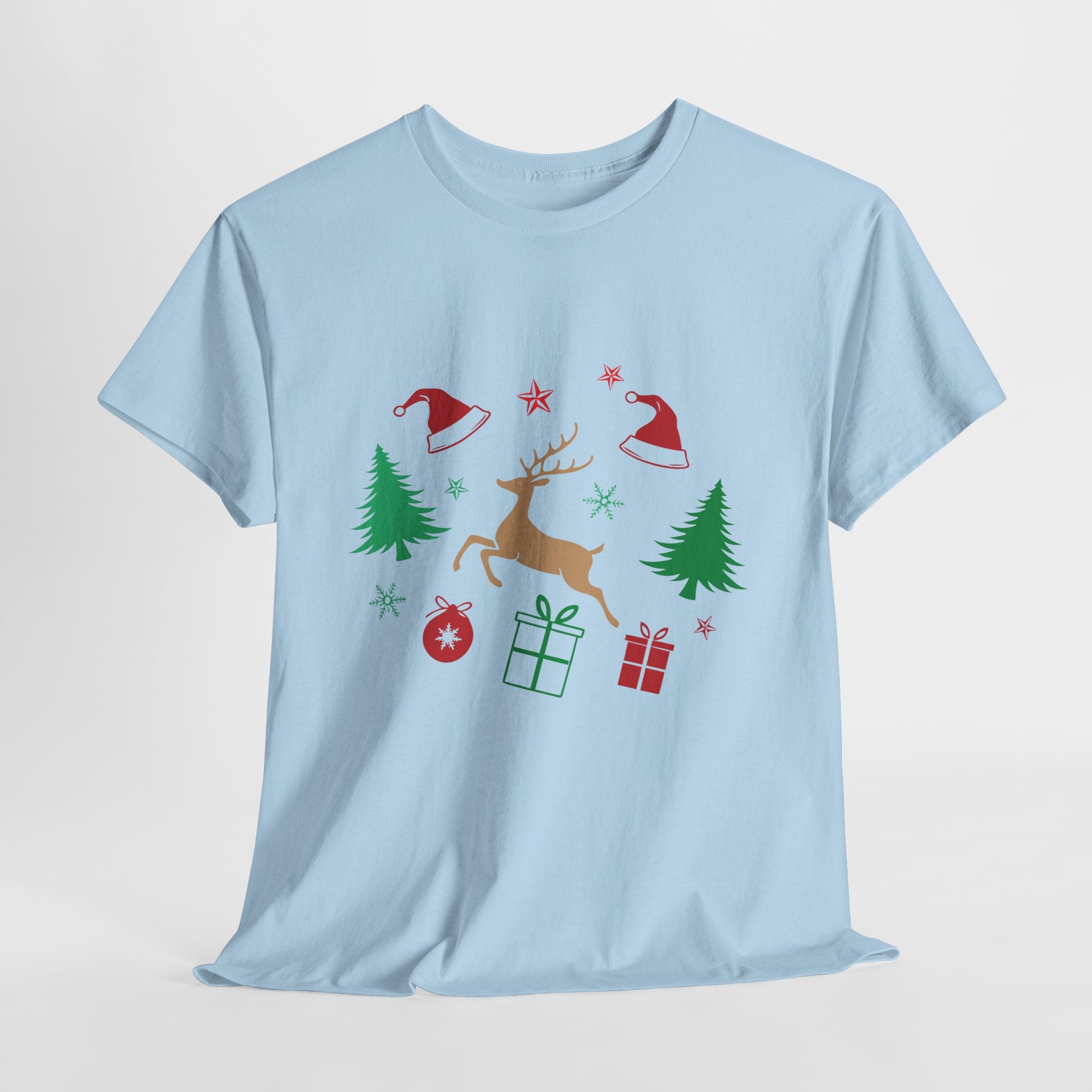 Vianočné tričko so sobmi 