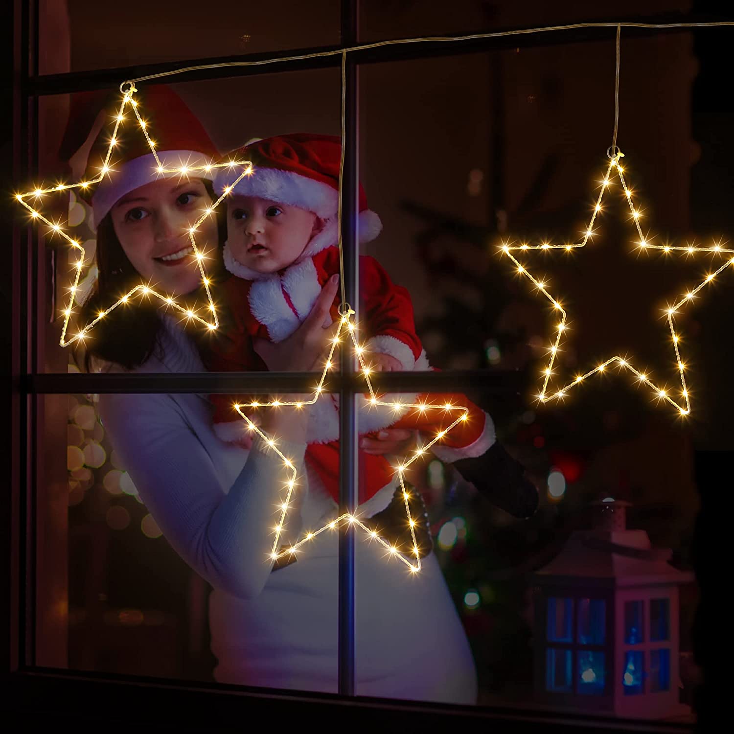 LED Christmas Window Star