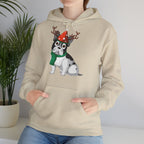 Vianočná mikina s francúzskym buldočkom 