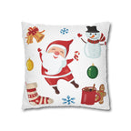 Vianočná obliečka na vankúš s vianočnými vzormi