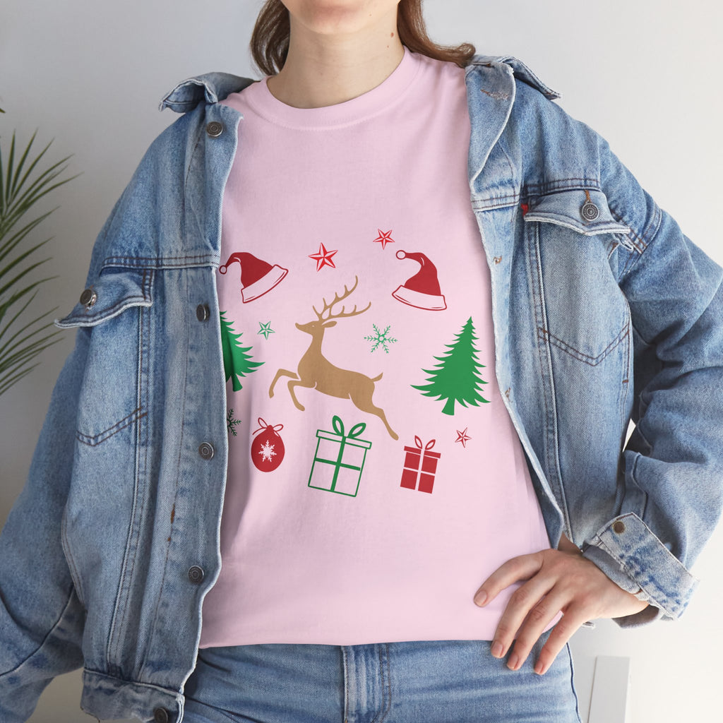 Vianočné tričko so sobmi 