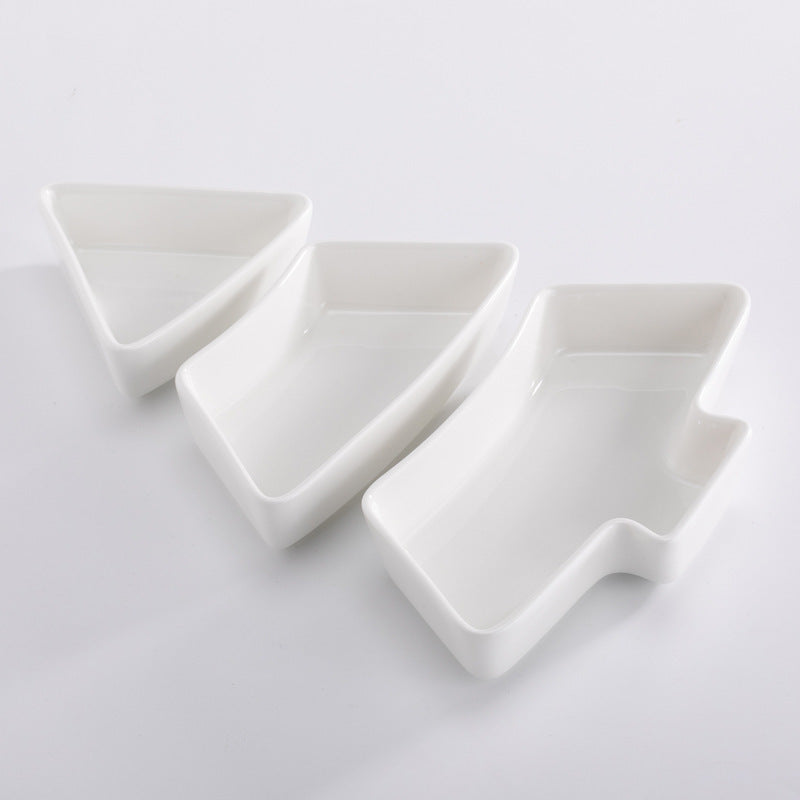 Keramický ovocný tanier na vianočný stromček