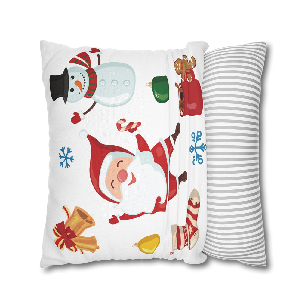 Vianočná obliečka na vankúš s vianočnými vzormi