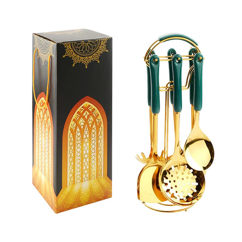 Sada kuchynských potrieb z nehrdzavejúcej ocele, 6 ks