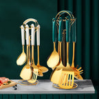 Sada kuchynských potrieb z nehrdzavejúcej ocele, 6 ks