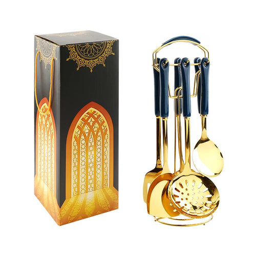 Sada kuchynských potrieb z nehrdzavejúcej ocele, 6 ks