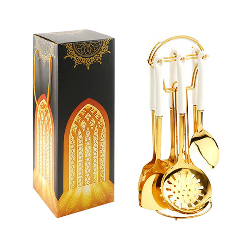 Sada kuchynských potrieb z nehrdzavejúcej ocele, 6 ks