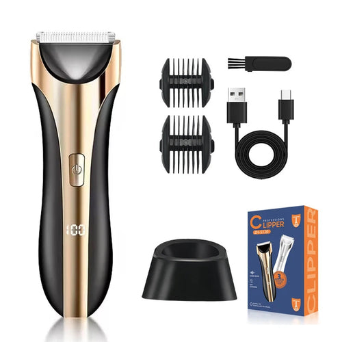 Elektrický zastrihávač tela pre mužov