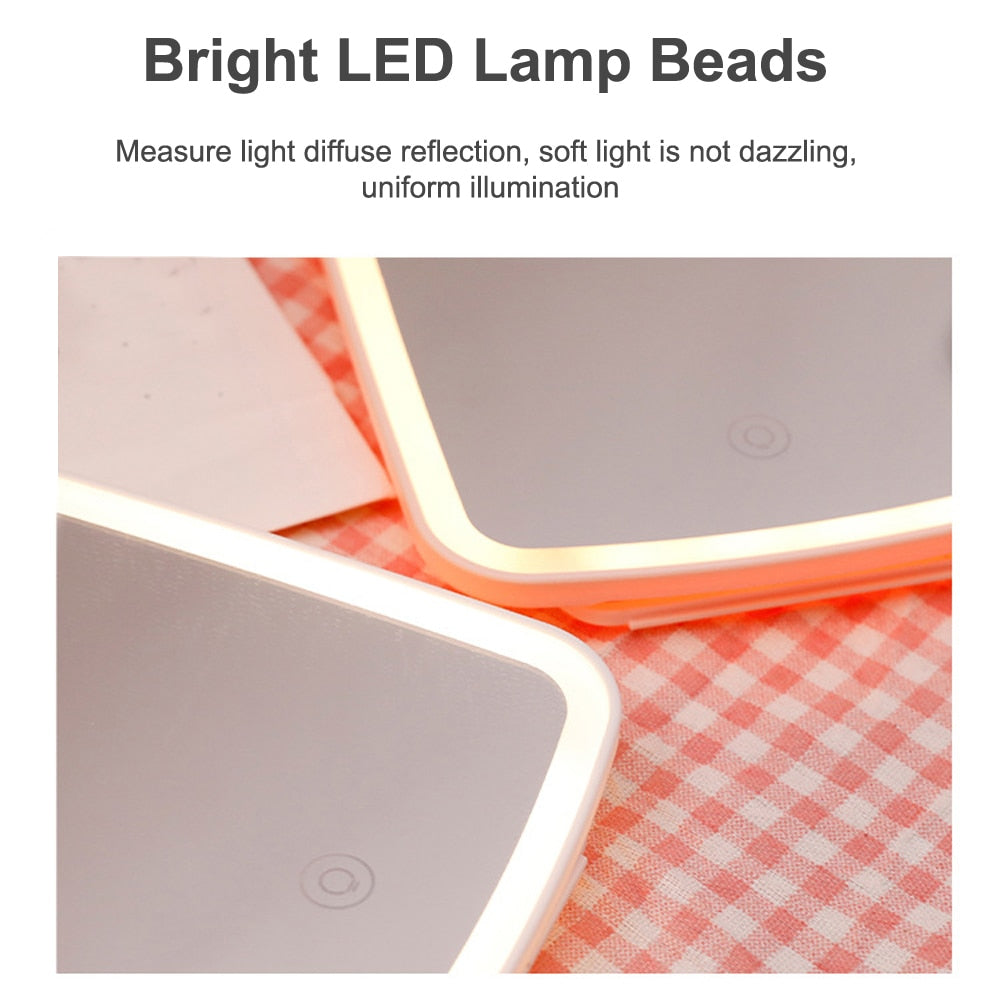 Dotyková obrazovka LED zrkadla na líčenie 