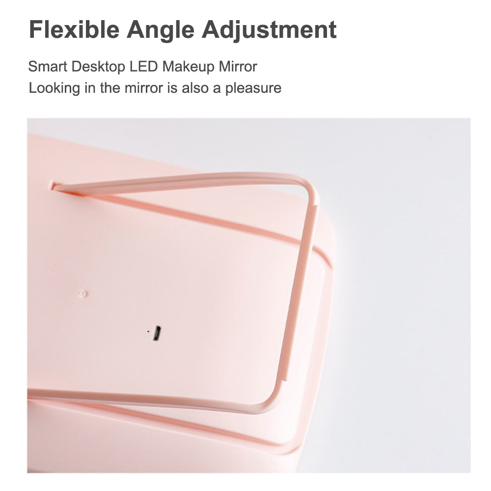 Dotyková obrazovka LED zrkadla na líčenie 