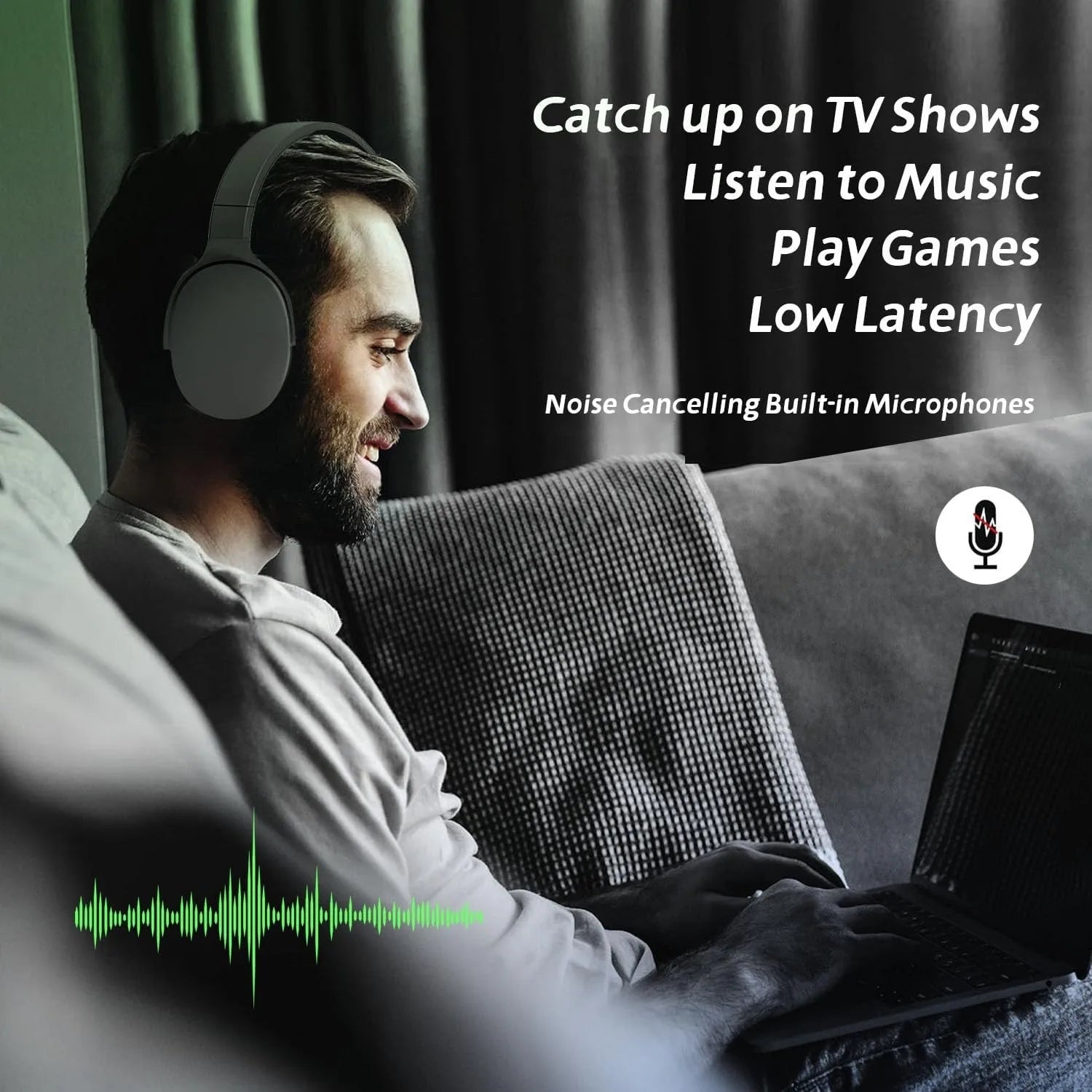 Bezdrôtové slúchadlá Bluetooth 5.3