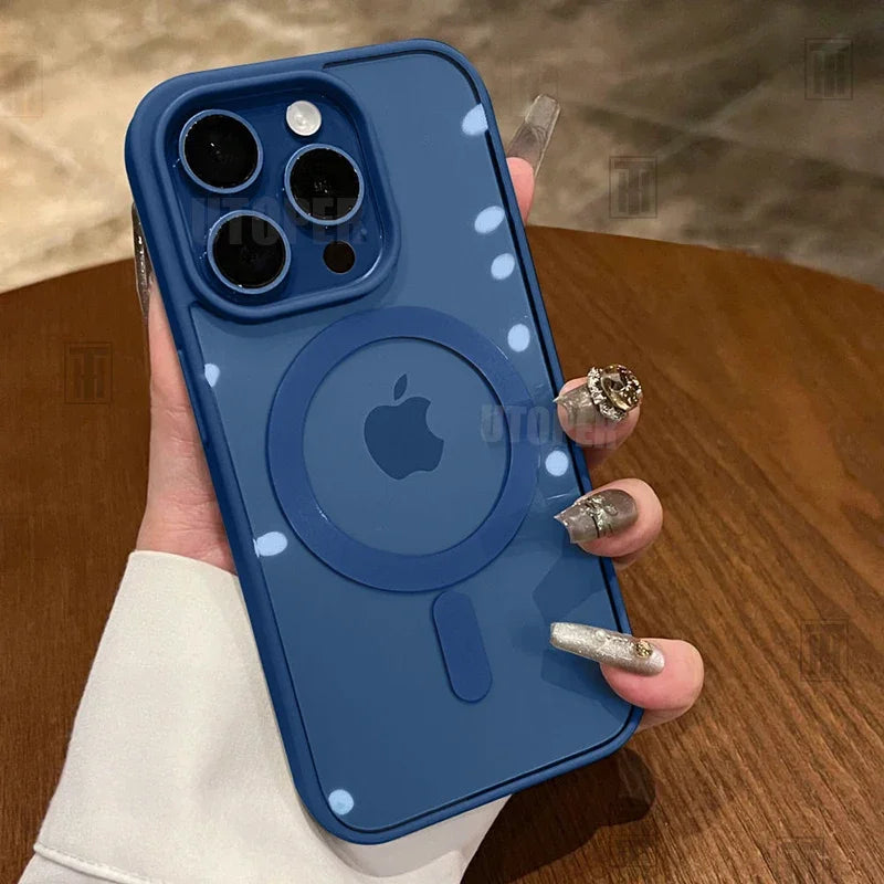 Priehľadné akrylové puzdro pre iPhone