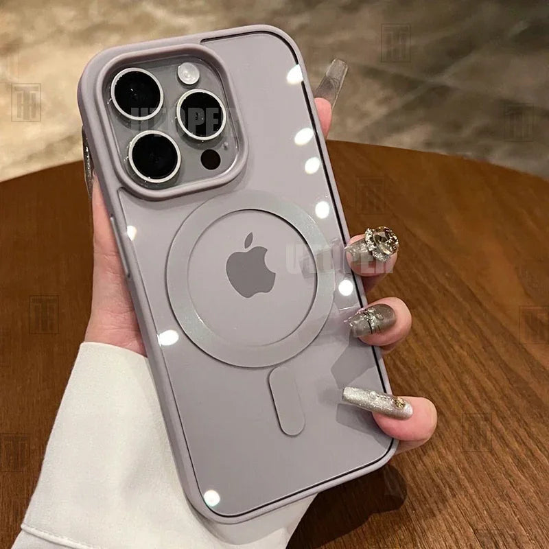 Priehľadné akrylové puzdro pre iPhone