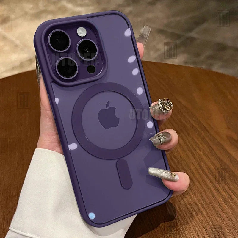 Priehľadné akrylové puzdro pre iPhone