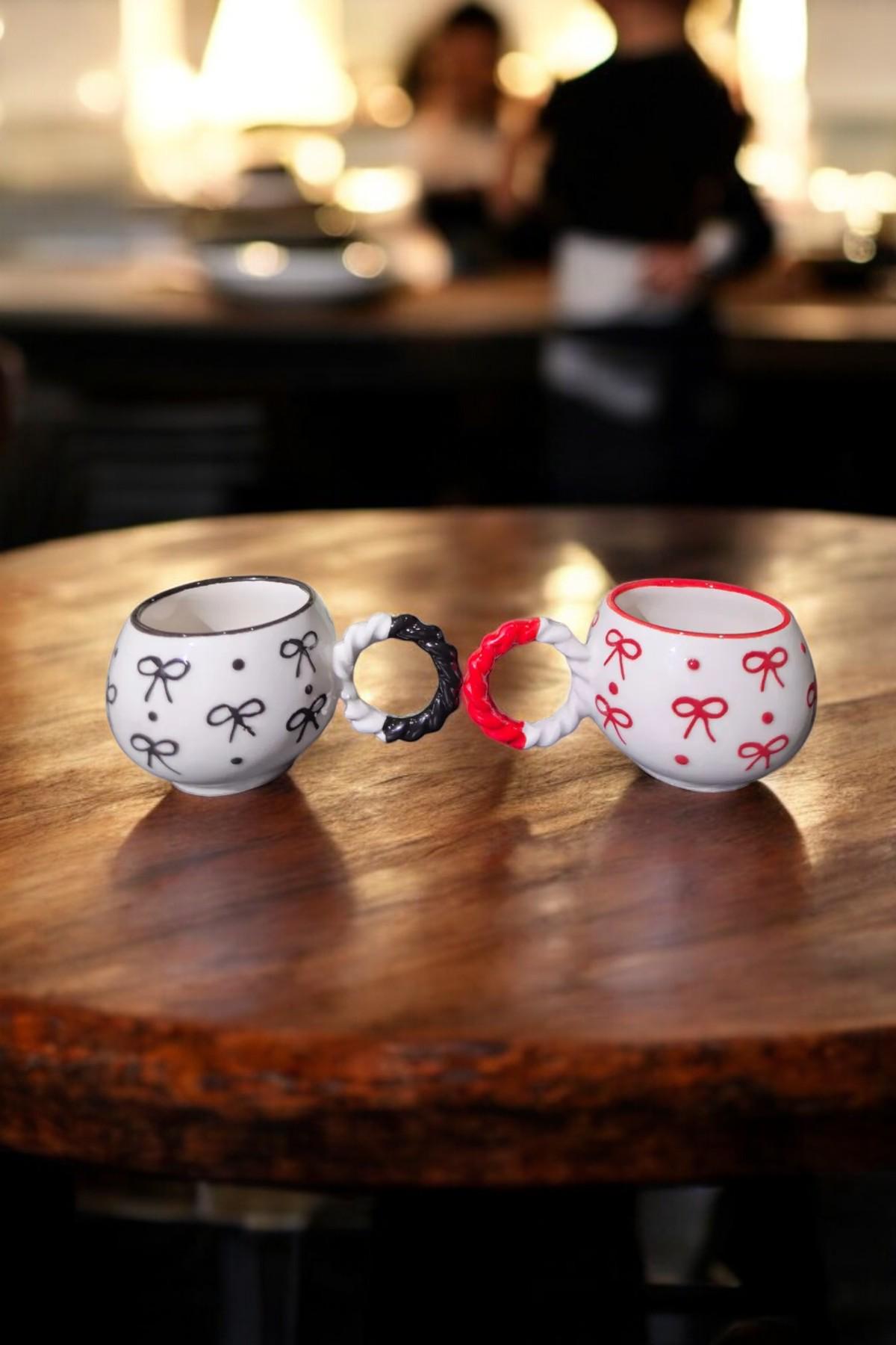 Sada 2 keramických hrnčekov 