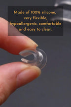 Silikónový neviditeľný nastavovač veľkosti prsteňa (sada 8 kusov) 