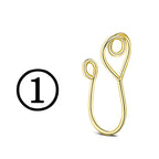 Falošný piercieng na nos z nehrdzavejúcej ocele